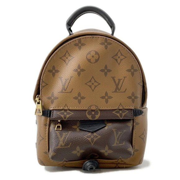 LOUIS VUITTON Palm Springs Backpack Size Mini Monogram Reverse Canvas Noir M... - Picture 1 of 16